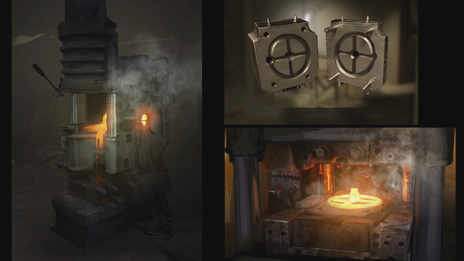 Casting Machine Resident Evil Village