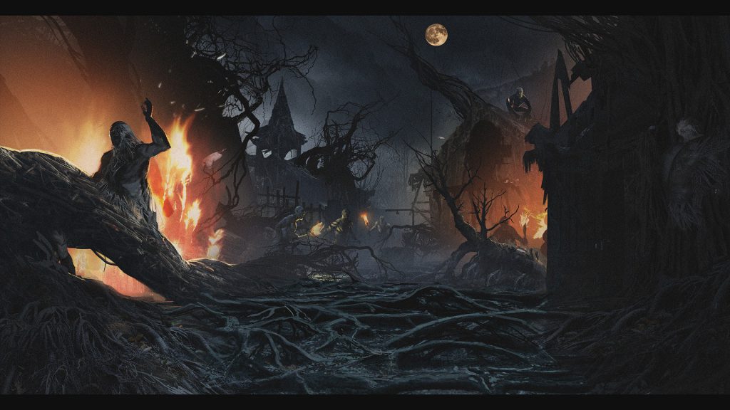 Village Consumed by Mold Resident Evil Village