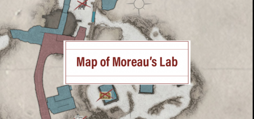 Map of Moreau’s Lab