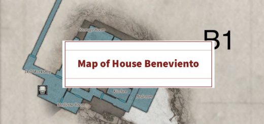 Map of House Beneviento